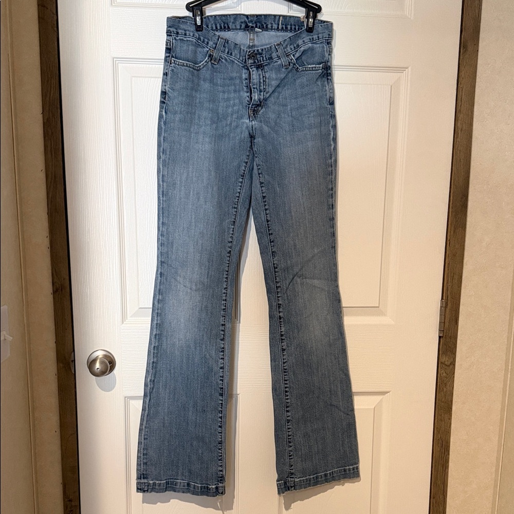 GAP Medium Wash Wide Leg Jeans